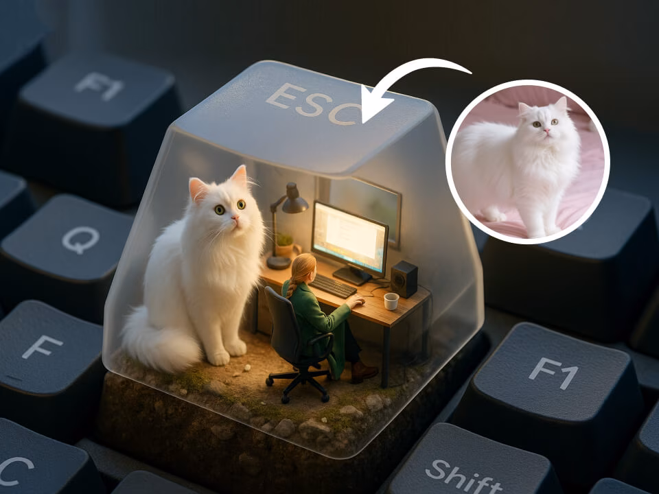AI 3D ESC Keycap Generator result 1