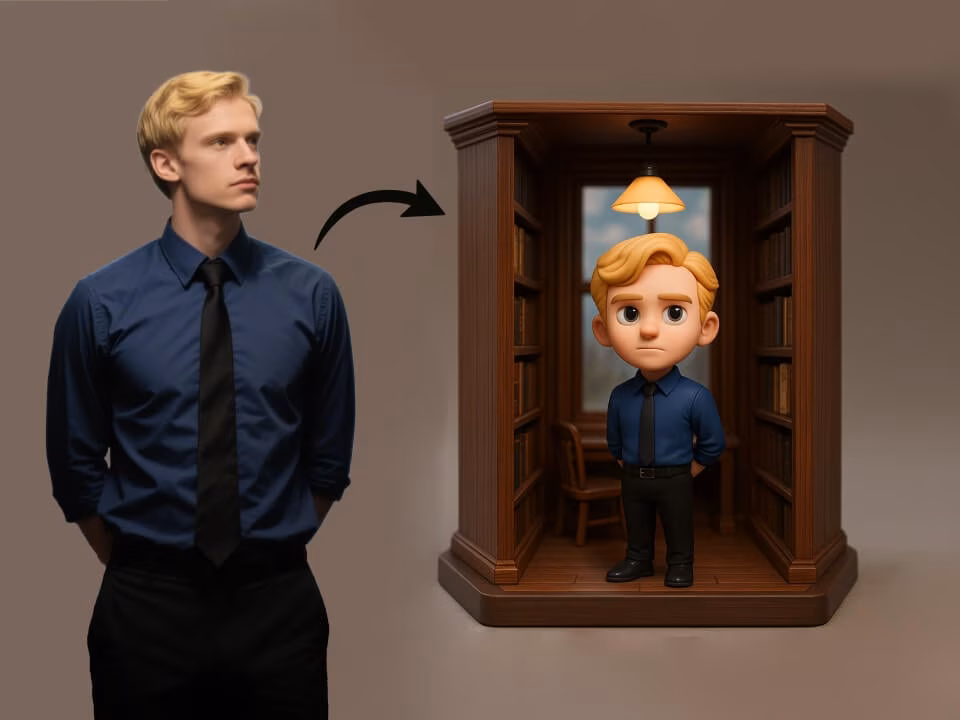 AI 3D Miniature Scene Generator result 1
