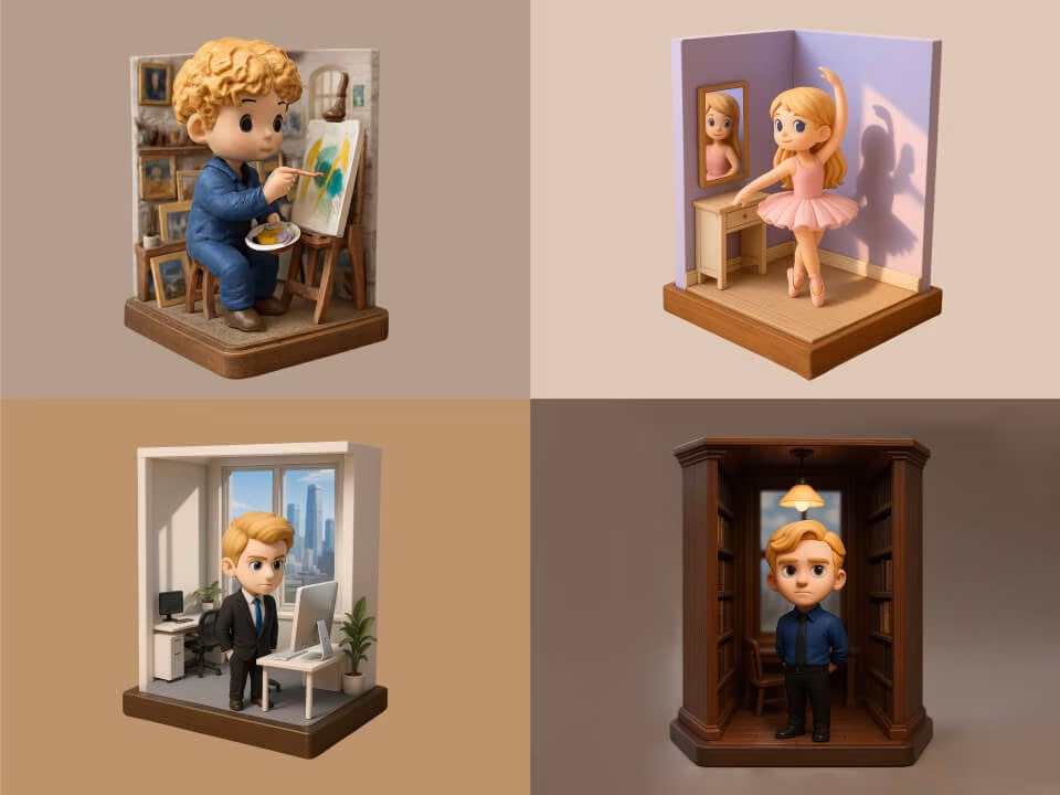 AI 3D Miniature Scene Generator result 6