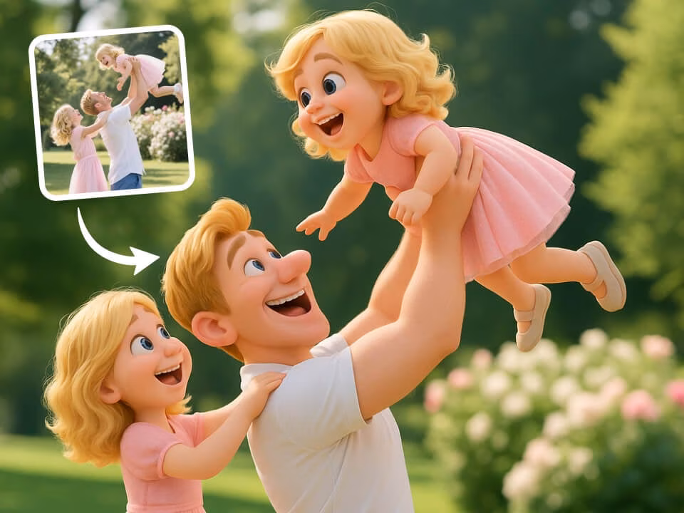 AI 3D Pixar Style Generator result 1