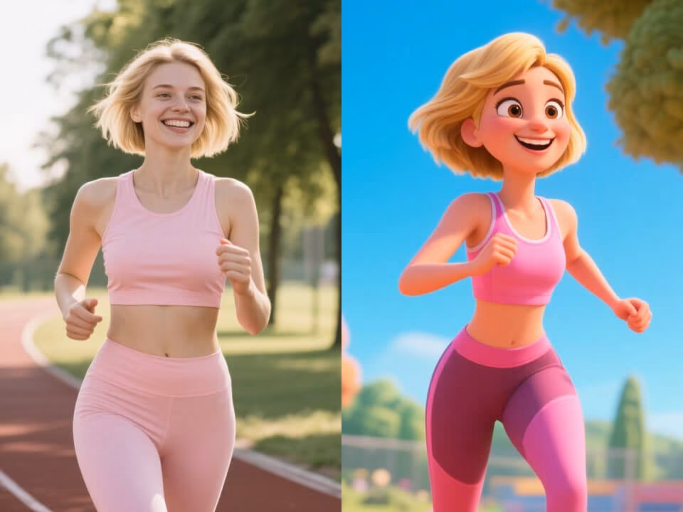 AI 3D Pixar Style Generator result 3