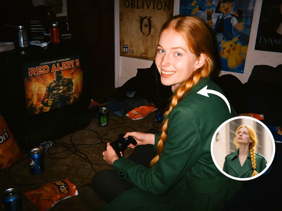 AI 90s Gaming Scene Generator sample result with a nostalgic console-era gaming room scene 1
