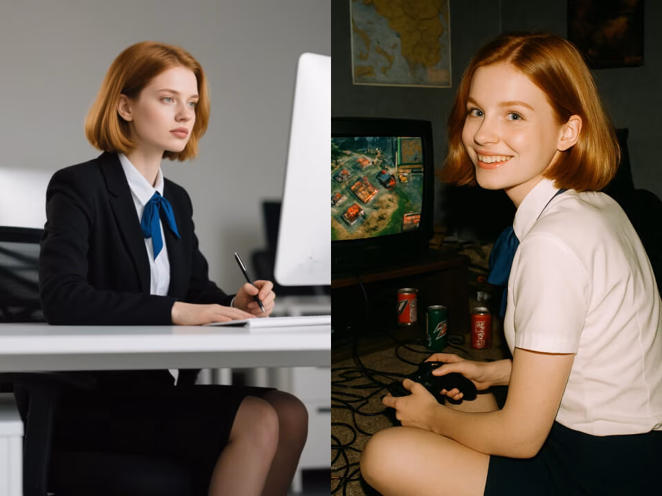 AI 90s Gaming Scene Generator sample result with a nostalgic console-era gaming room scene 6