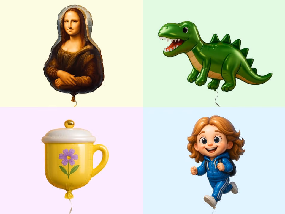 AI balloonify effect image example 1