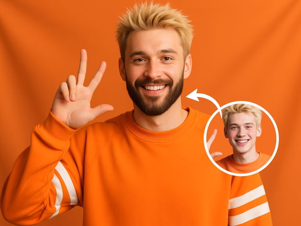 AI Beard Filter realistic beard preview example 2