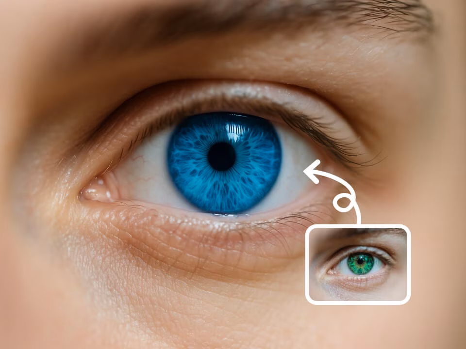 AI Blue Eye Filter example 6
