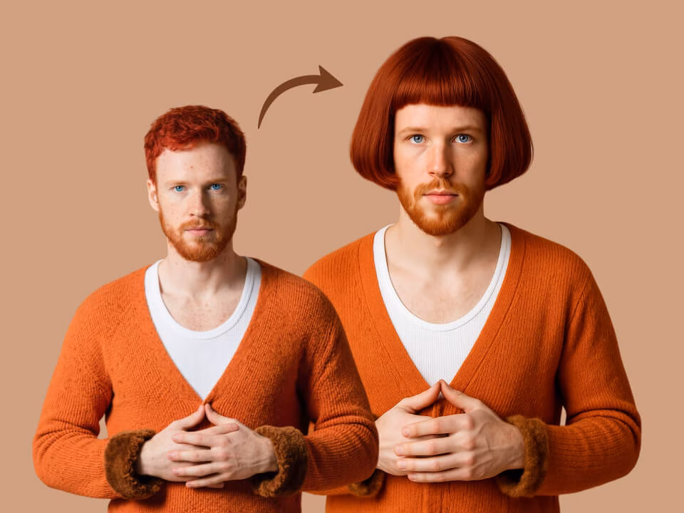 AI Bob Haircut Filter bob haircut preview example 1