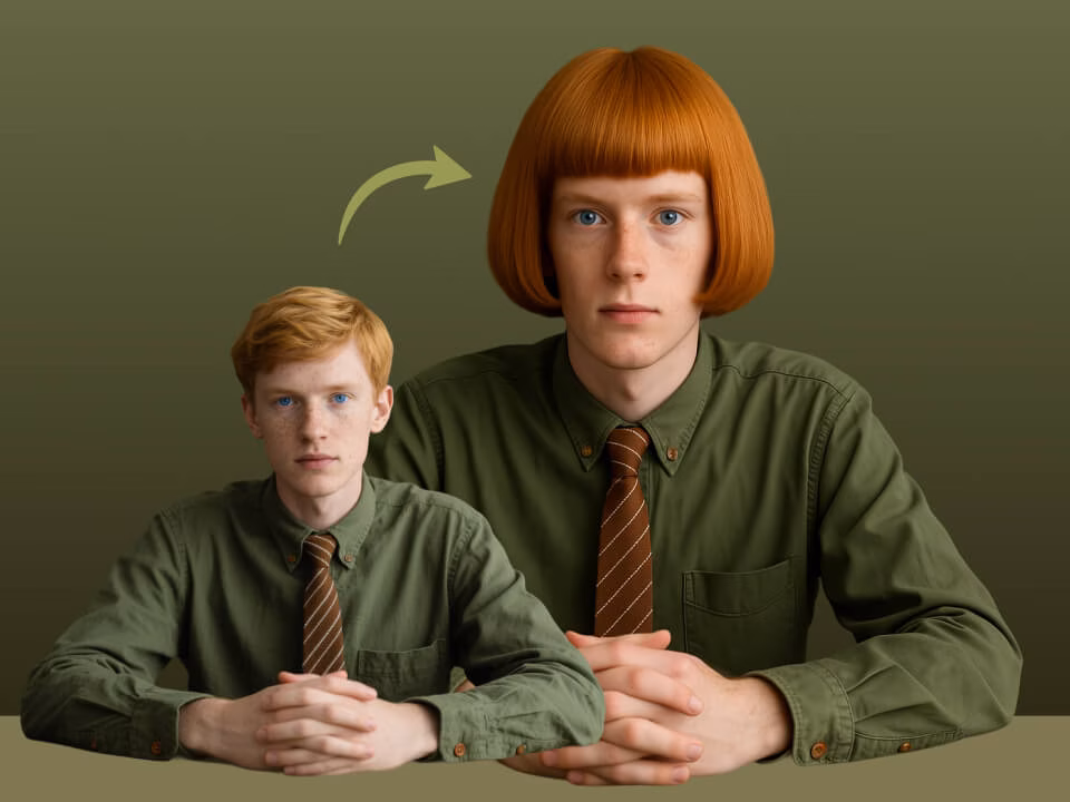 AI Bob Haircut Filter bob haircut preview example 4