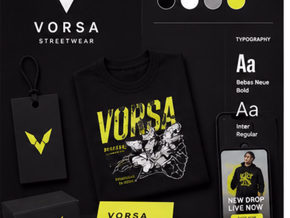 AI brand packaging showcase example