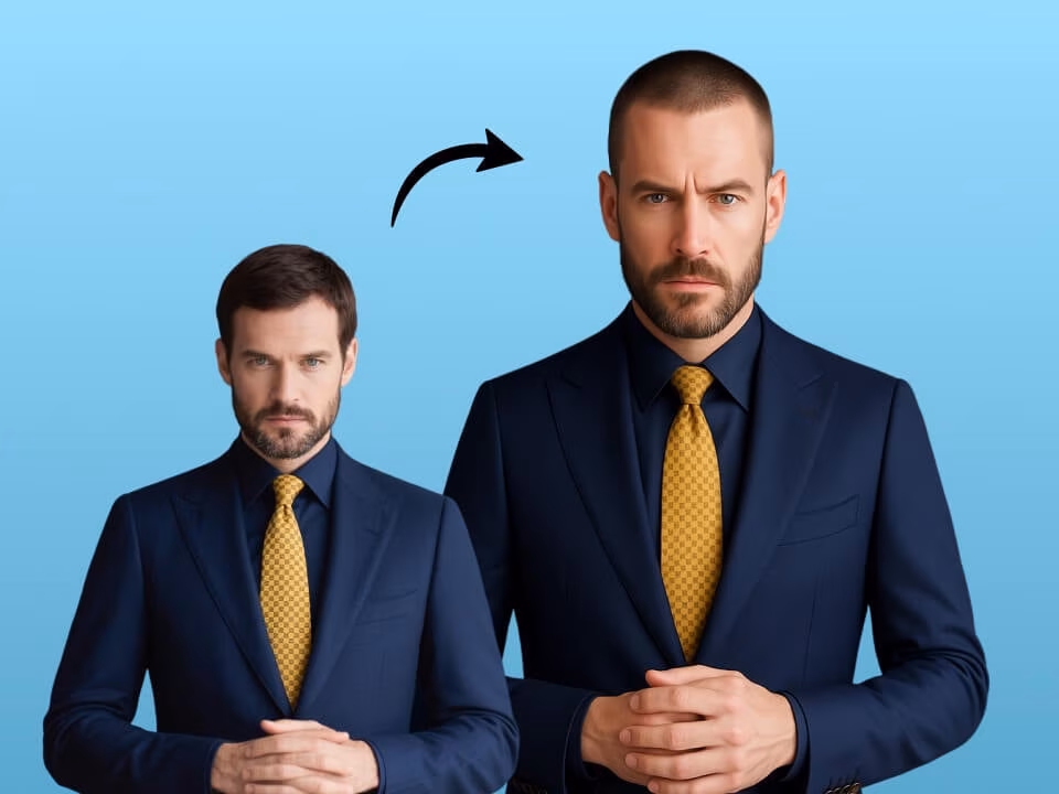 AI Buzz Cut Filter example 6