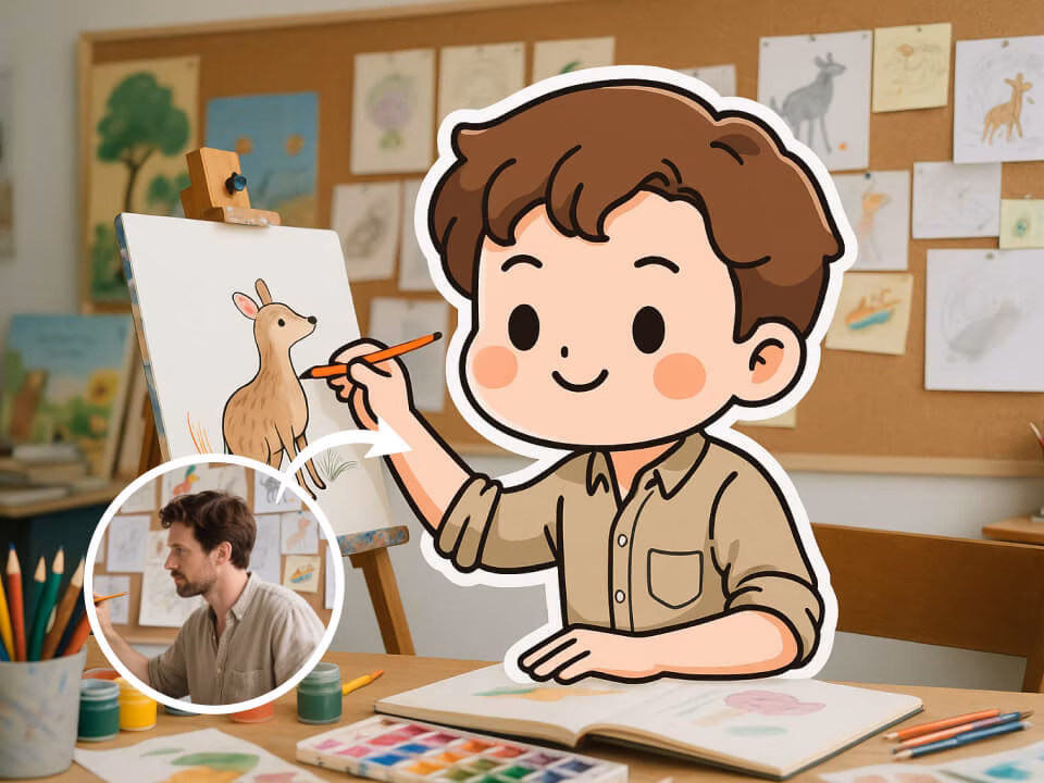 AI Cartoon Sticker Generator example 3