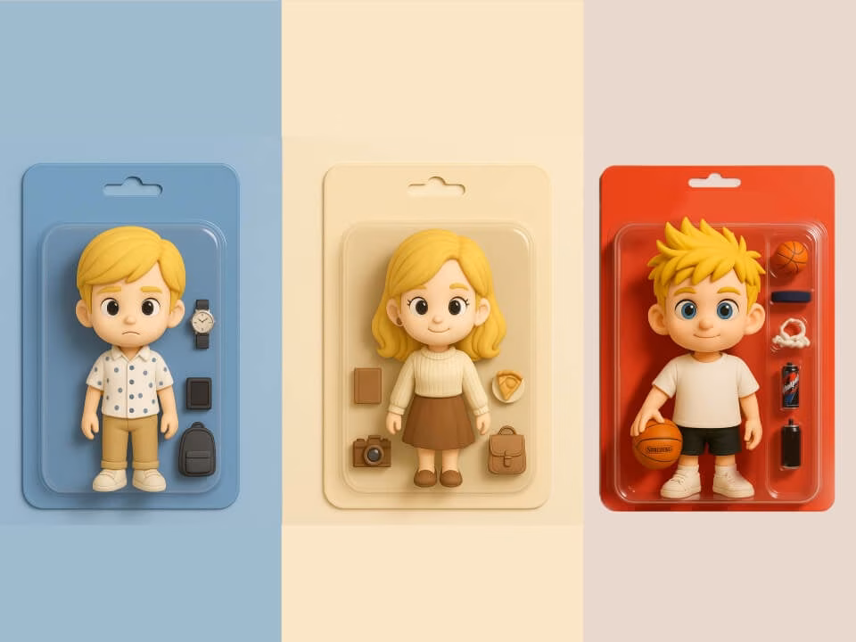 AI Chibi Action Figure Set Generator result 5