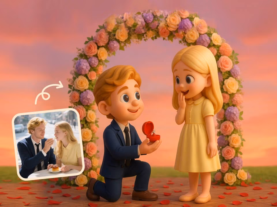 AI Chibi Marriage Proposal Generator result 1