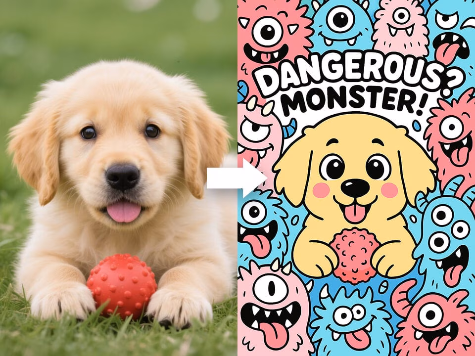 AI graffiti monster effect example 1