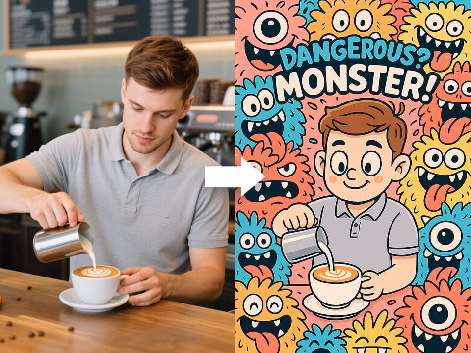AI graffiti monster effect example 3