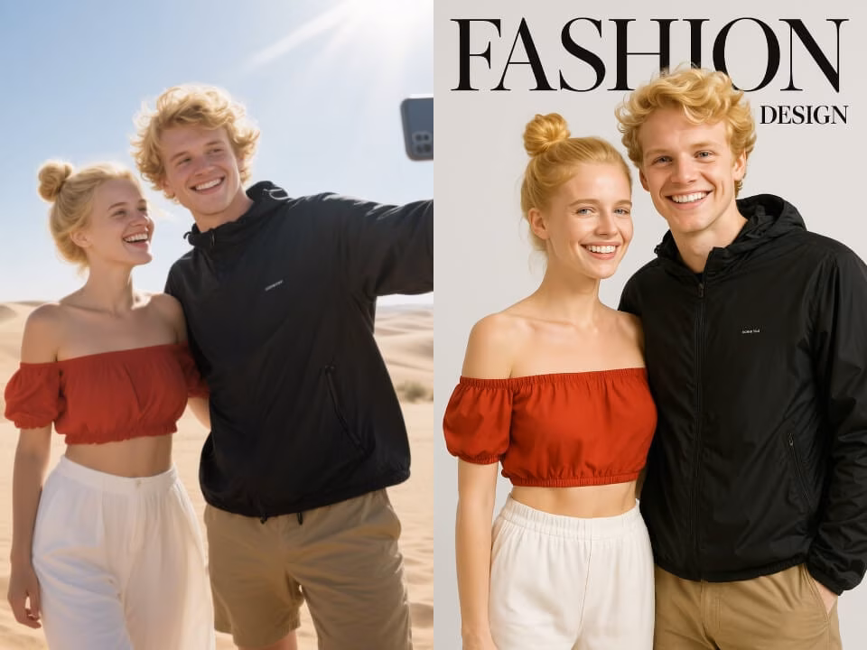 AI magazine cover maker editorial portrait result 4