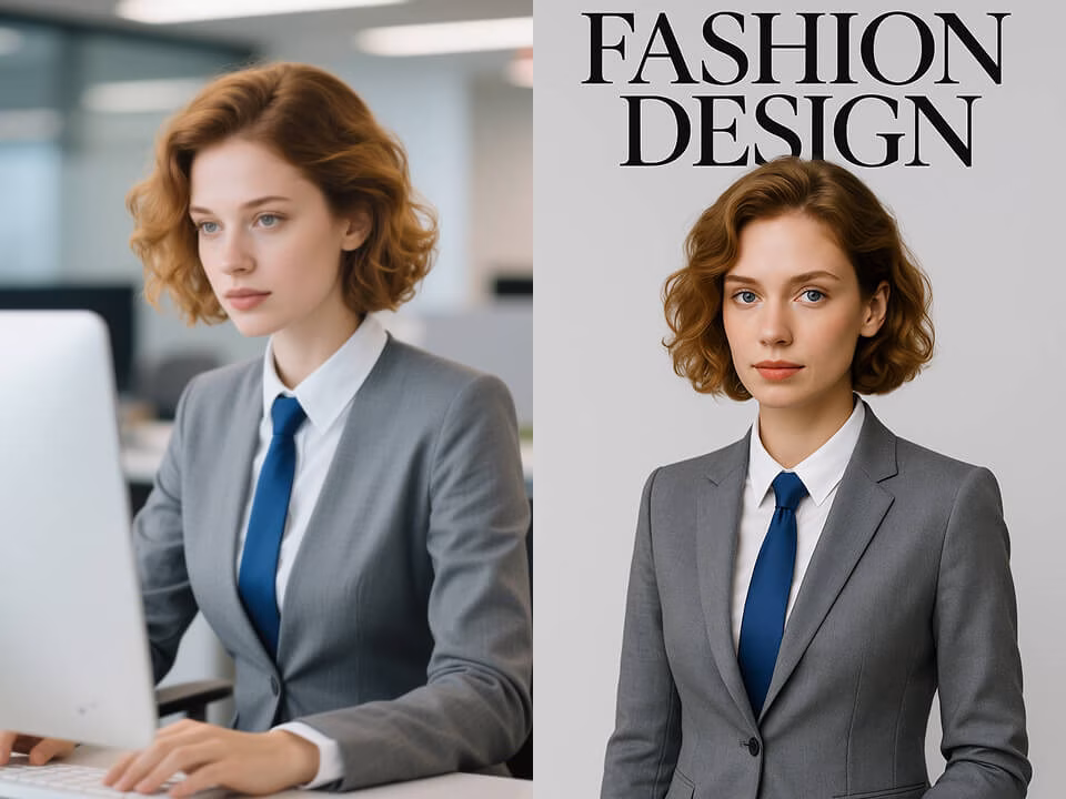 AI magazine cover maker editorial portrait result 5