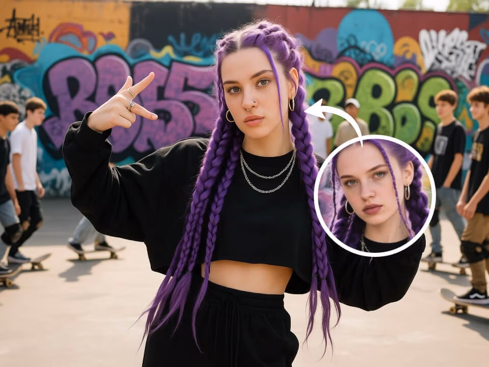 AI Nose Piercing Filter example 2