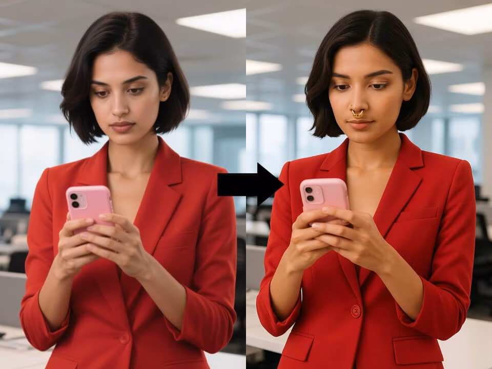 AI Nose Piercing Filter example 4