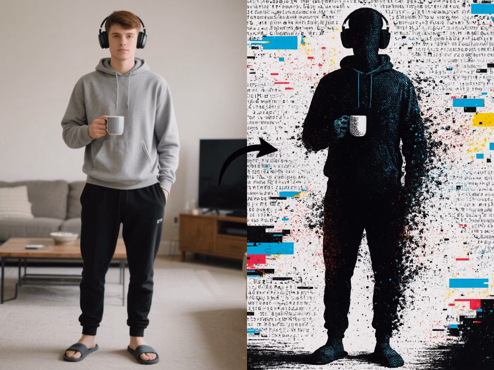 AI Pixel Dissolve Effect example 5
