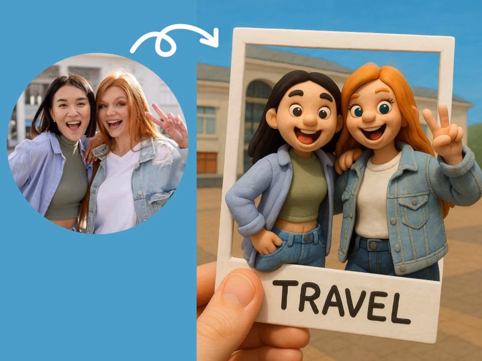 AI Polaroid Maker example 1