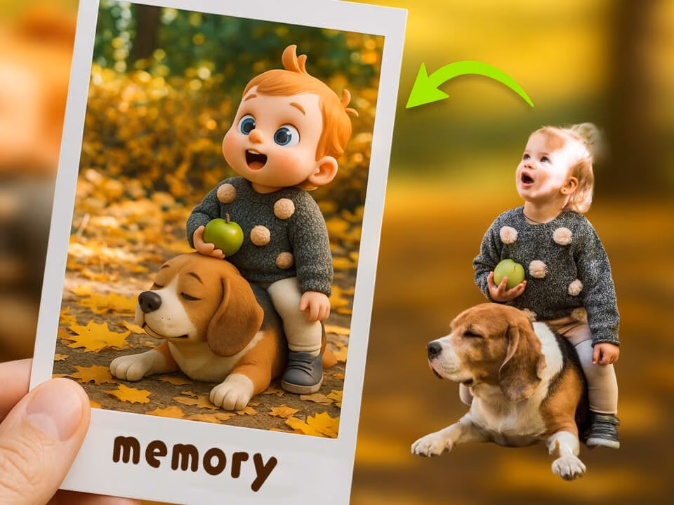 AI Polaroid Maker example 3