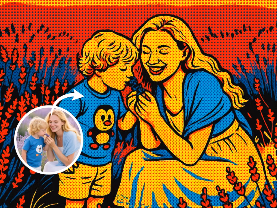 AI Pop Art Filter example 3