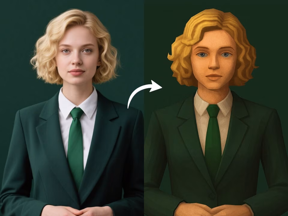PS2 game-style render example 5