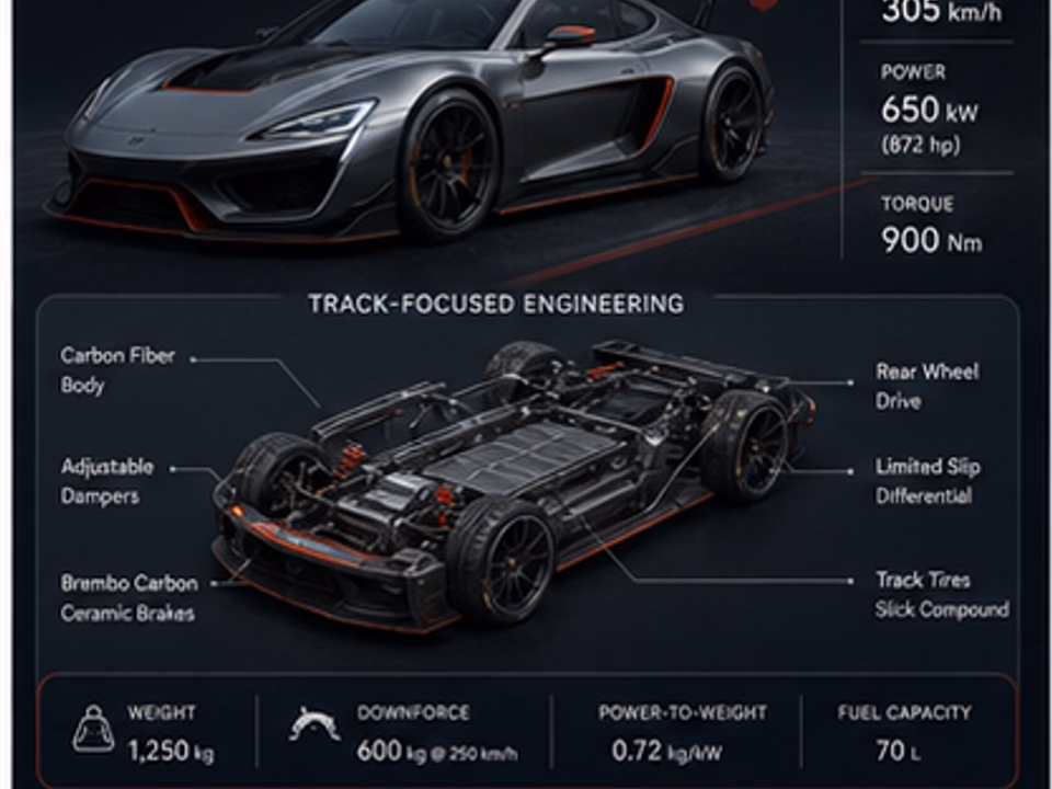 luxury car infographic poster example