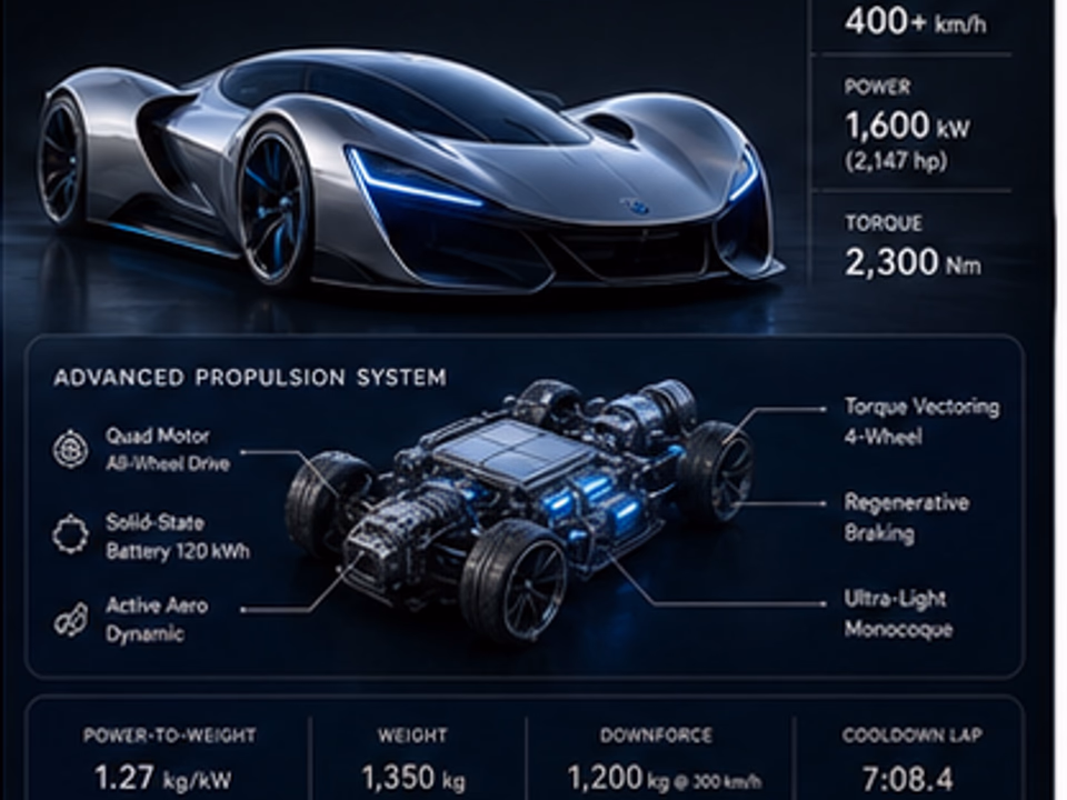 concept car technical poster example