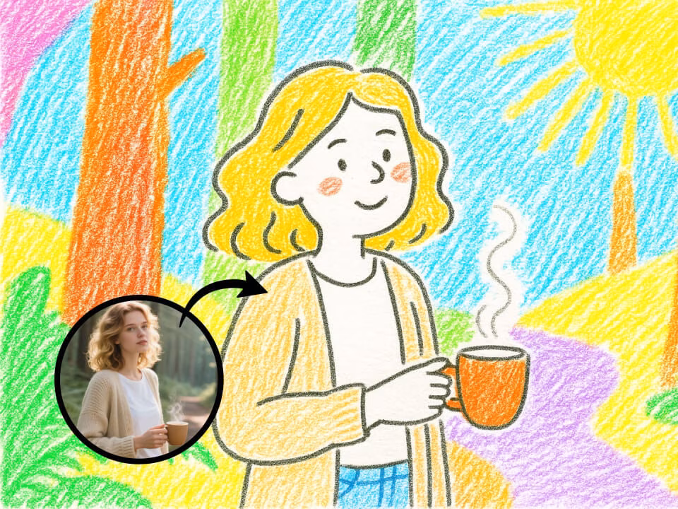AI crayon drawing 2