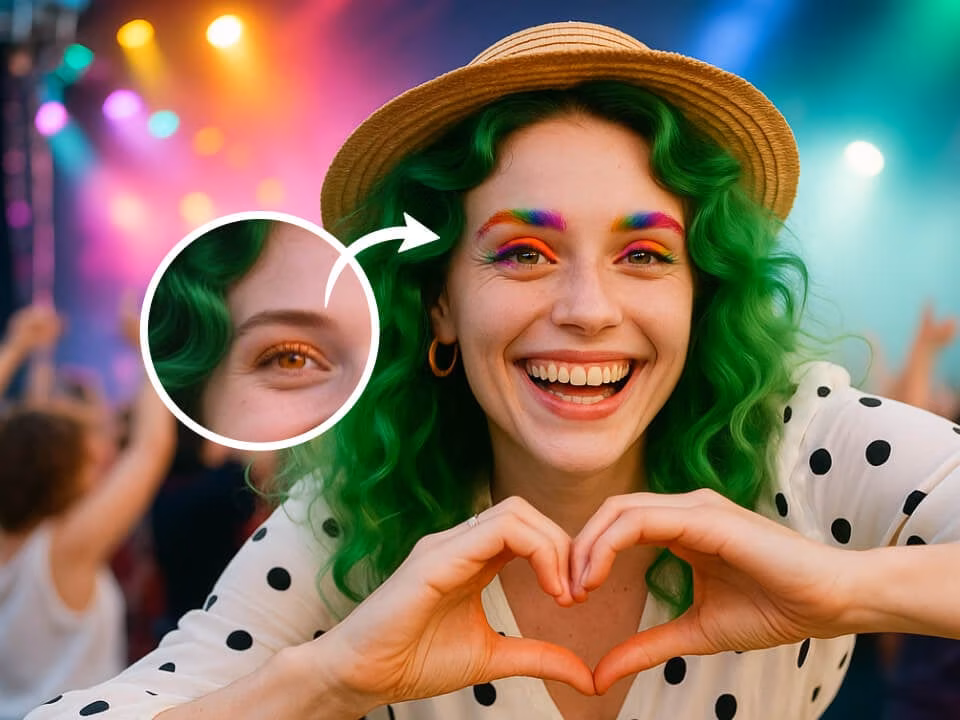 AI eyebrow filter preview 1