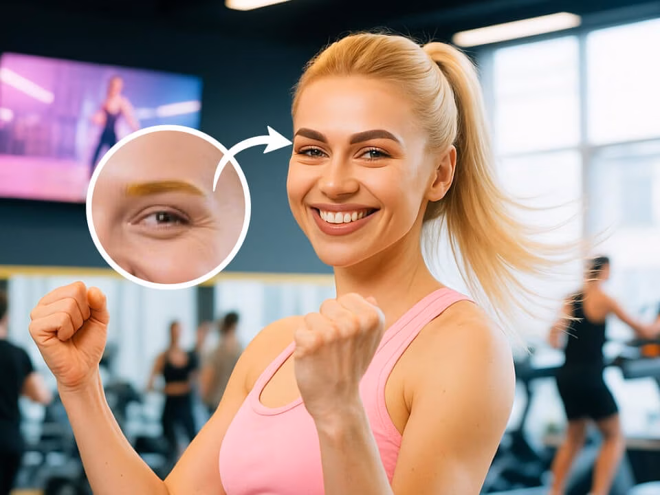 AI eyebrow filter preview 3