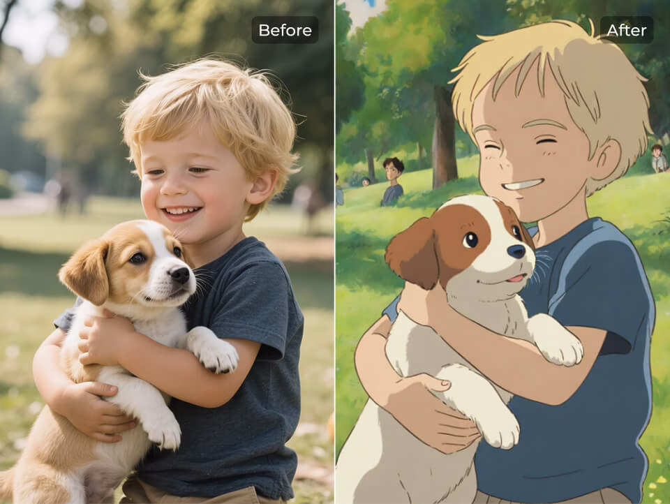 Ghibli-style AI illustration 2