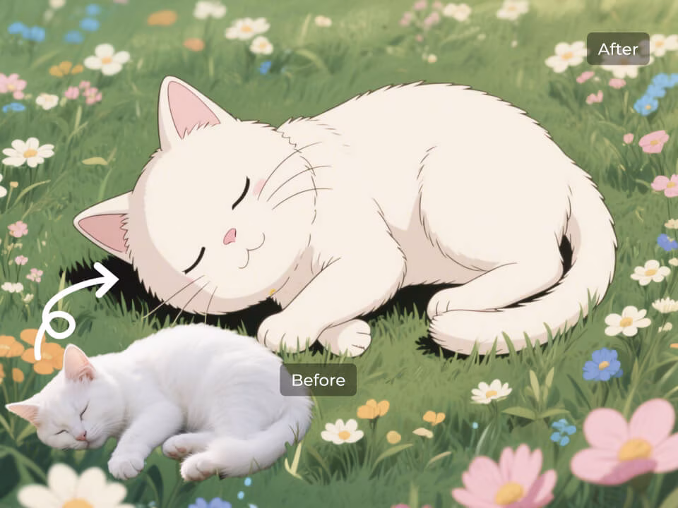 Ghibli-style AI illustration 5