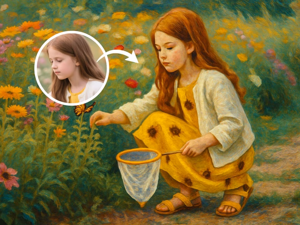 AI photo to painting result 1