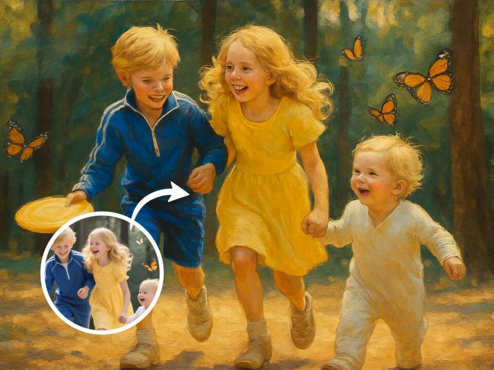AI photo to painting result 2
