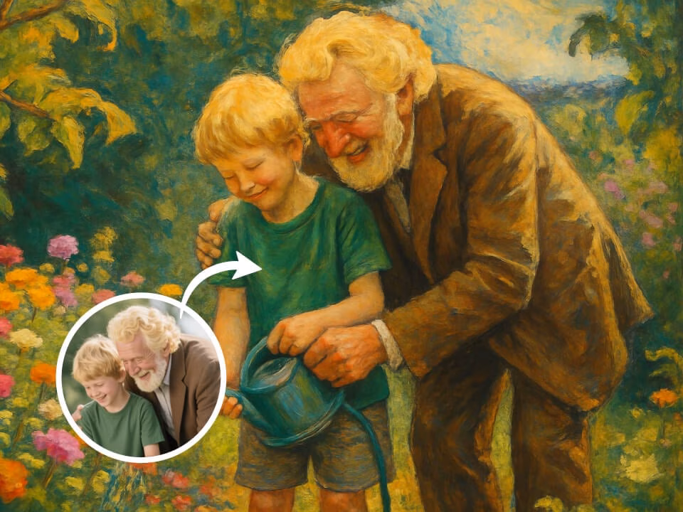 AI photo to painting result 3