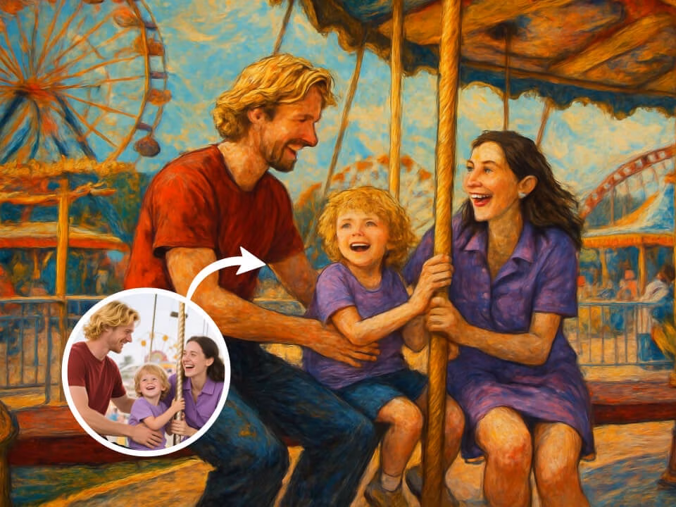 AI photo to painting result 5